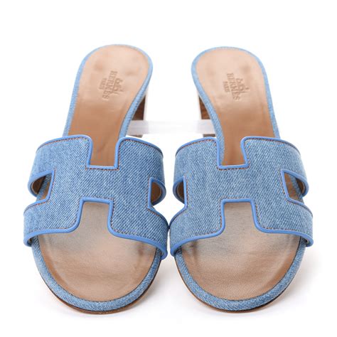 hermes oasis denim|oasis sandals hermes.